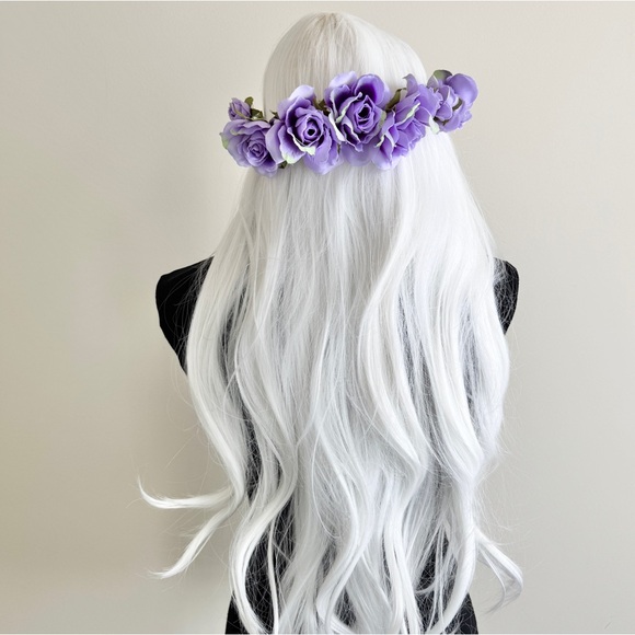 Accessories - Purple Rose Flower Crown